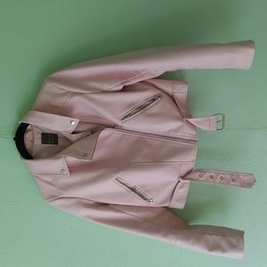 Primark pink moto jacket